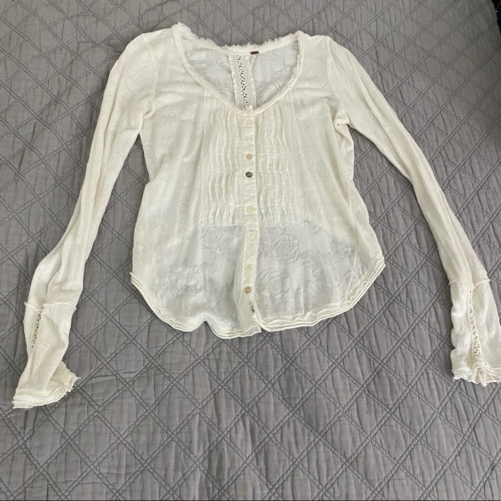 Free People Long Sleeve Shirt